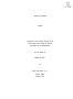 Thesis or Dissertation: Essay for Orchestra