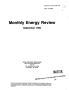Report: Monthly energy review, September 1990. [Contains Glossary]
