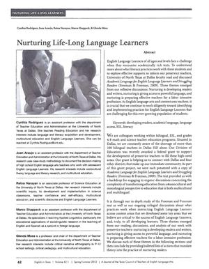 Nurturing Life-Long Language Learners