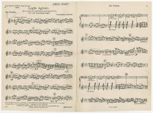 Primary view of Light Agitato: Violin 1 Part