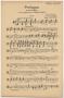 Musical Score/Notation: Prologue: Altos Part