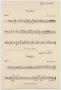 Musical Score/Notation: Furioso and Adagio: Bass Part