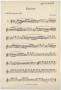 Musical Score/Notation: Furioso: Clarinet 2 in B♭ Part