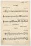 Musical Score/Notation: Furioso and Adagio: Cornet 1 in B♭ Part