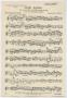 Musical Score/Notation: Light Agitato: Clarinet 2 in B♭ Part