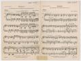 Musical Score/Notation: Furioso and Adagio: Piano Part