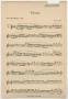 Musical Score/Notation: Furioso: Clarinet 1 in B♭ Part