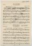 Musical Score/Notation: Bayadere: Oboe, Bassoon Part