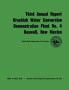 Report: Third Annual Report: Brackish Water Conversion Demonstration Plant Nu…