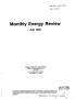 Report: Monthly energy review, July 1990