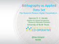 Presentation: Bibliography as Applied Data Set: The Susanna Rowson Digital Compendi…