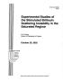 Thesis or Dissertation: Experimental Studies of the Stimulated Brillouin Scattering Instabili…