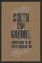 Poster: [South San Gabriel poster]