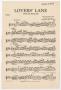 Musical Score/Notation: Lovers' Lane: Flute Part