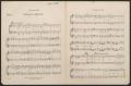 Musical Score/Notation: Allegro Agitato: Cornets