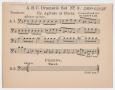 Musical Score/Notation: Dramatic Set Number 3: Trombone Part