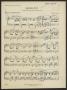 Musical Score/Notation: Agitato Number 1: Piano Part