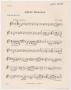 Musical Score/Notation: Agitato Misterioso: Clarinet II in B-flat Part