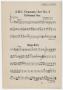 Musical Score/Notation: Dramatic Set Number 2: Trombone Part