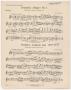 Musical Score/Notation: Dramatic Allegro & Pathetic Andante: Violin 1 Part