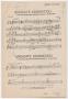 Musical Score/Notation: Andante Dramatico: Flute and Timpani in D & A Parts