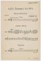 Musical Score/Notation: Dramatic Set Number 1: Drums Part ORCH-02765-17