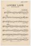 Musical Score/Notation: Lovers' Lane: Oboe Part