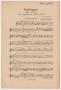 Musical Score/Notation: Epilogue: Clarinet 1 Si♭ Part