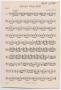 Musical Score/Notation: Indian War-Song: Bass Part