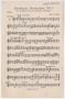 Musical Score/Notation: Dramatic Recitative Number 1: Oboe Part
