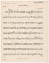 Musical Score/Notation: Allegro Number 1: Bass Part