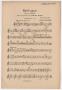 Musical Score/Notation: Epilogue: Trumpet Part