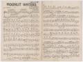 Musical Score/Notation: Moonlit Waters: Violin 1 Part