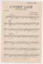 Musical Score/Notation: Lovers' Lane: Violin 2 Part