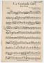 Musical Score/Notation: My Granada Girl: Cello Part