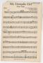 Musical Score/Notation: My Granada Girl: Bass Part