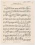 Musical Score/Notation: Furioso Number 3: Violin 1 Part