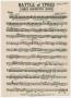 Musical Score/Notation: Battle of Ypres: Bass Part