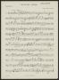 Musical Score/Notation: Military Scene: Trombone Part