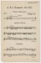 Musical Score/Notation: Dramatic Set Number 1: Flute Part