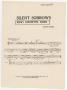 Musical Score/Notation: Silent Sorrows: Clarinet 2 in A Part