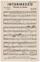 Musical Score/Notation: Intermezzo: Bassoons Part