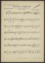 Musical Score/Notation: Chanson Algerian: Clarinet 1 in B♭ Part