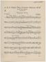 Musical Score/Notation: Chopiniana Suite: Trombone Part