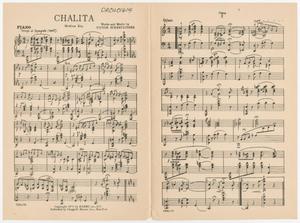 Primary view of Chalita: Piano Part