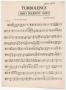 Musical Score/Notation: Turbulence: Viola Part