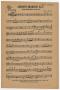 Musical Score/Notation: Andante Dramatic Number 15: Bassoon