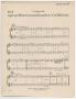 Musical Score/Notation: Agitato Misterioso and Grandioso con Morendo: Cornets in B-flat Part