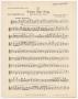 Musical Score/Notation: Thru the Fog: Clarinet 1 in Bb Part