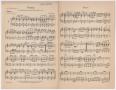 Musical Score/Notation: Presto: Piano Part